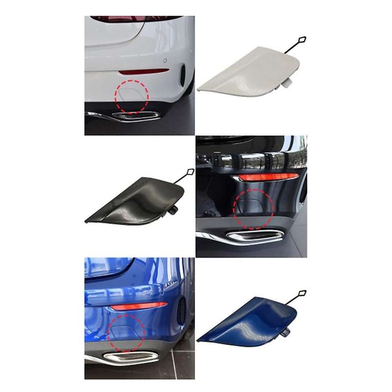 Car Rear Bumper Tow Hook Eye Cover Cap Painted 2388858900 for E-CLASS Coupe W238 2016-2023 White