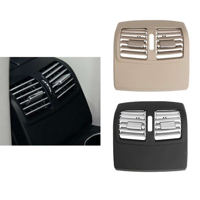 Car Rear Center Air Outlet Grille Cover Air Outlet Panel Rear Vent Frame for W212 2009-2014 21283004