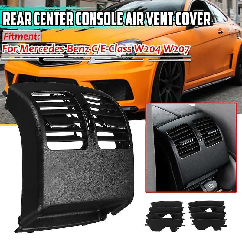 Car Rear Center Console Outlet Grill Grille Cover for C E-Class W204 W207 20483009548R73