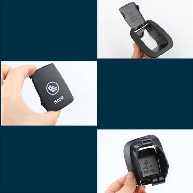 Car Rear Child Seat Fixing ISOFIX Cover Assembly Child Restraint for MINI F55 F56 R55 2014-2016 Rea