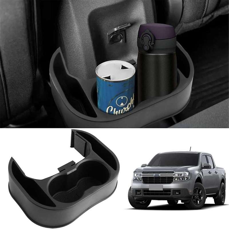 Car Rear Cup Holder Expander Organizer Tray for 2022-2024 Cup Holder Insert Accessories