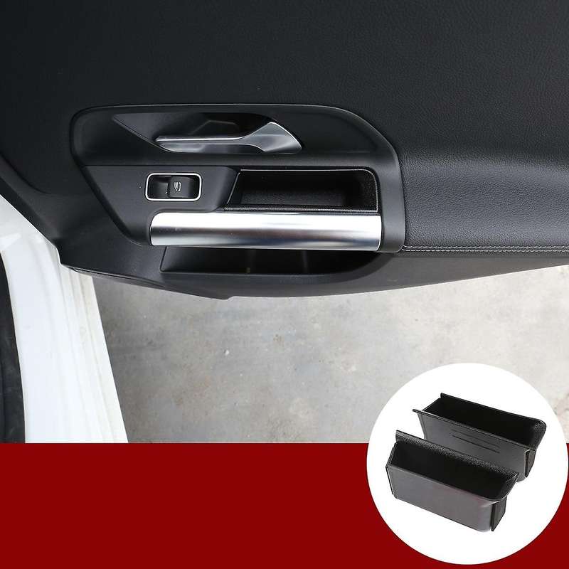 Car Rear Door Armrest Storage Box for GLA Class H247 2020-2021 Container Holder Stowing Tidying