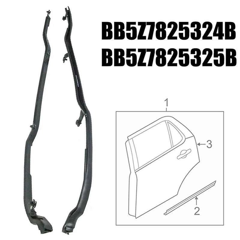 Car Rear Door Front Weatherstrip Seal for Explorer 2011-2019 Door Sealing Strips BB5Z7825324B BB5Z78