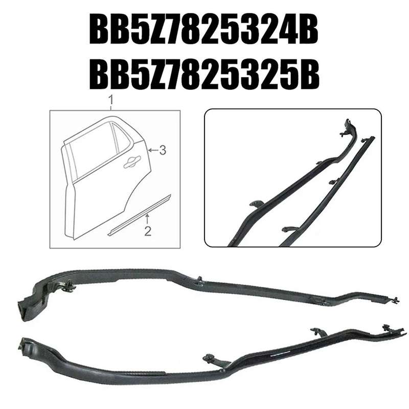 Car Rear Door Front Weatherstrip Seal for Explorer 2011-2019 Door Sealing Strips BB5Z7825324B BB5Z78