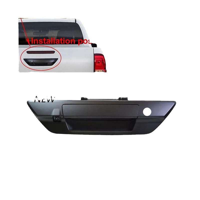 Car Rear Door Handle Camera for Pickup Truck Hd Reversing Camera Rear View Camera Black