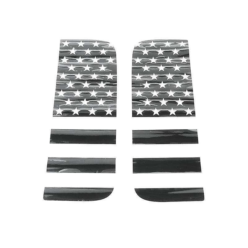 Car Rear Door Window Glass Decoration Sticker Trim for Wrangler Jl Gladiator Jt 2018-2022 Exterior A
