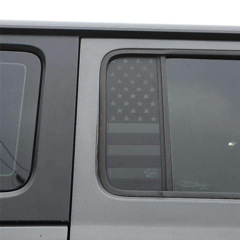 Car Rear Door Window Glass Decoration Sticker Trim for Wrangler Jl Gladiator Jt 2018-2022 Exterior A