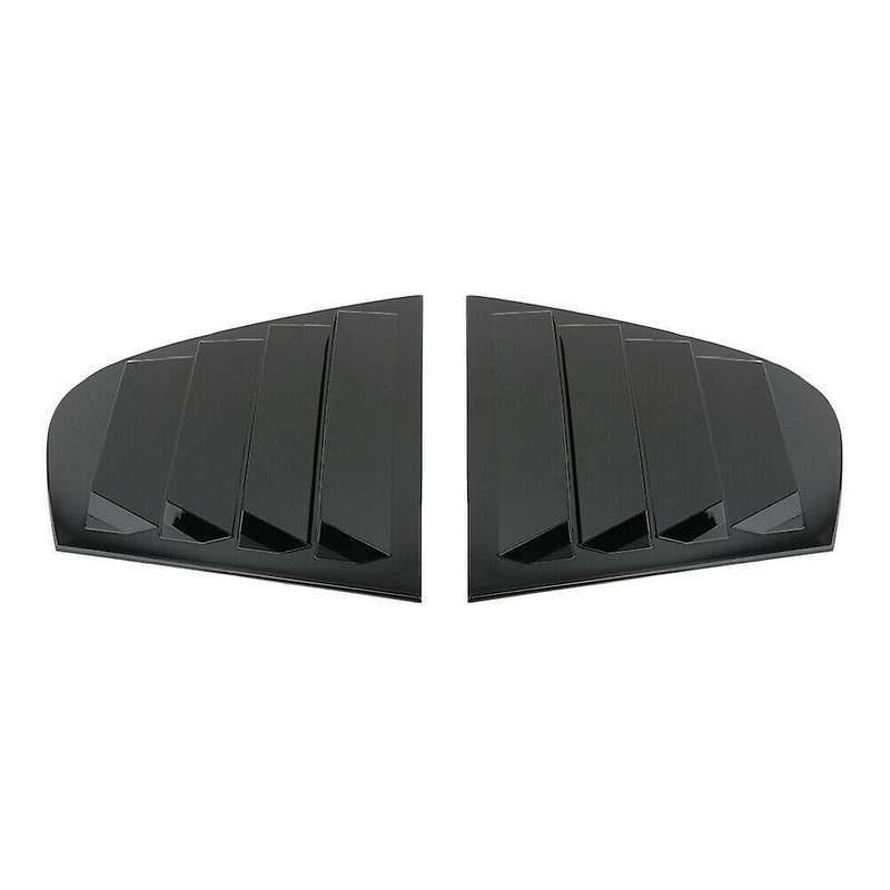 Car Rear Door Window Triangular Trims Gloss Black for  3 Series E90 2009-2011 51347060212 5134706021