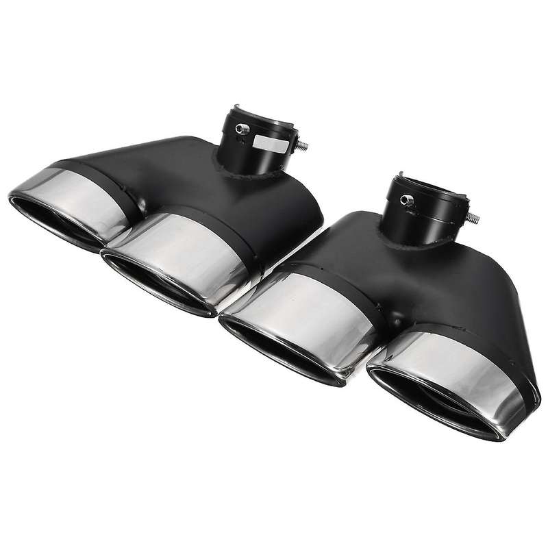 Car Rear Dual Exhaust Pipe Stainless Steel Muffler Tail Pipe for W220 S430 S500 2000 - 2005