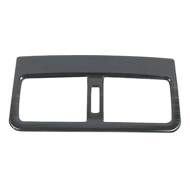 Car Rear Exhaust Vent Cover Trim Stainless Steel Rear Upside Air Conditioning Outlet Vent 1Pcs for -