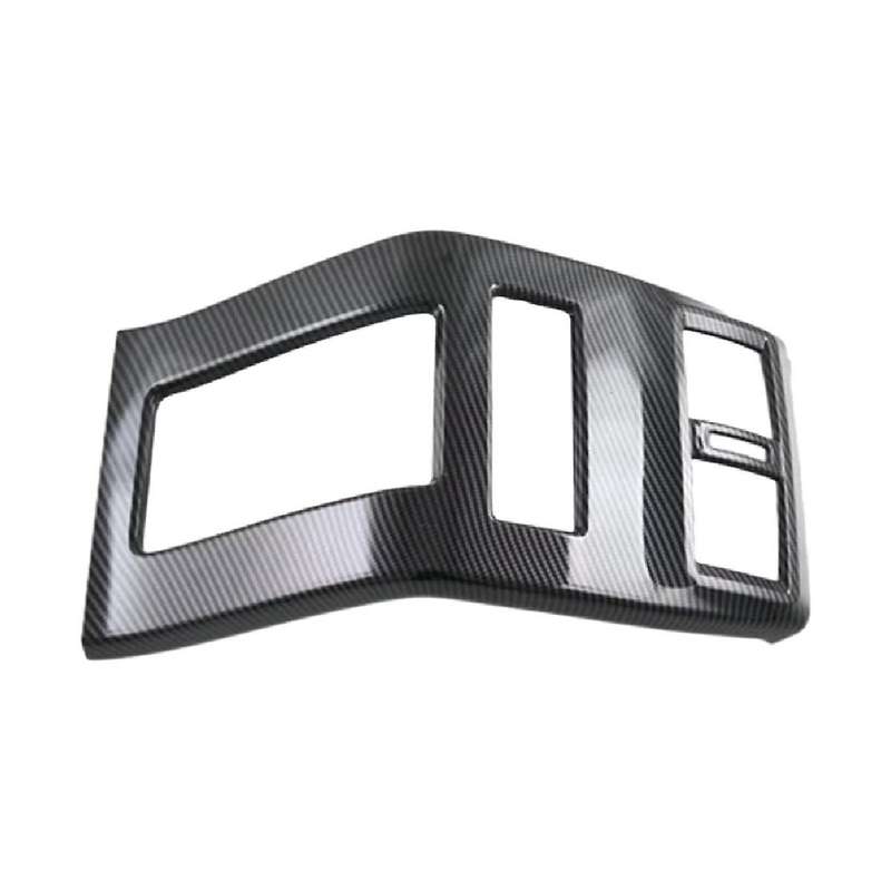 Car Rear Exhaust Panel Frame Carbon Fiber Pattern Decorative Stickers for 2022-2023