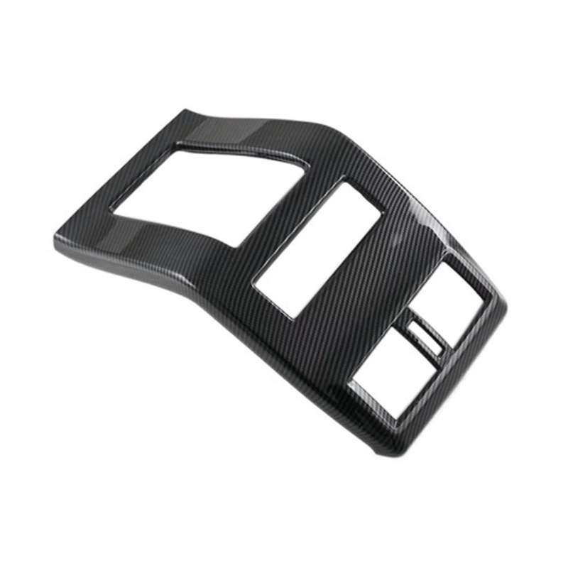 Car Rear Exhaust Panel Frame Carbon Fiber Pattern Decorative Stickers for 2022-2023