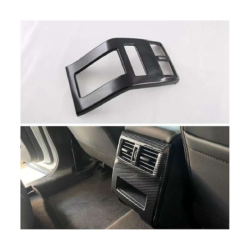 Car Rear Exhaust Panel Frame Carbon Fiber Pattern Decorative Stickers for 2022-2023