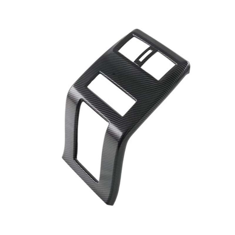 Car Rear Exhaust Panel Frame Carbon Fiber Pattern Decorative Stickers for 2022-2023
