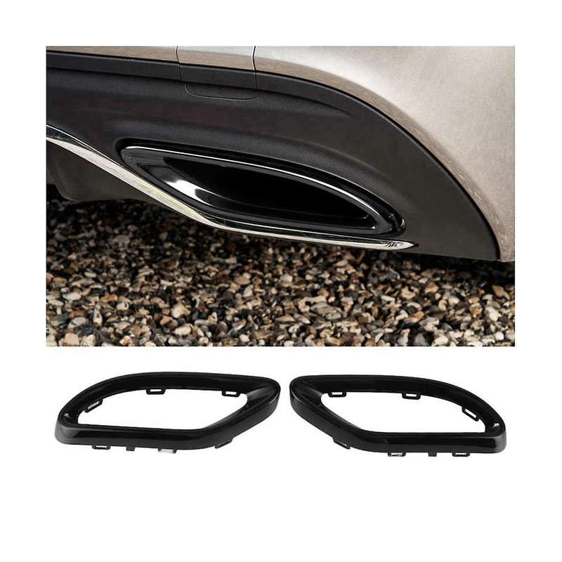Car Rear Exhaust Muffler Tip Cover Trim Fit for C E Glc -class W177 W247 W205 W213 X253 C257