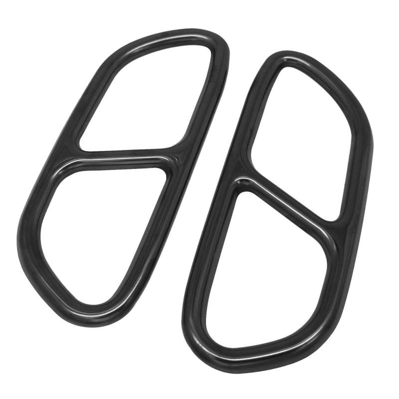 Car Rear Exhaust Muffler Pipe Cover Stainless Steel Tail Throat Vent Decoration for BREEZE -V 2021