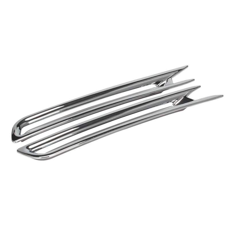 Car Rear Fog Light Cover Trim Decoration Sticker for Sienna 2021 Silver