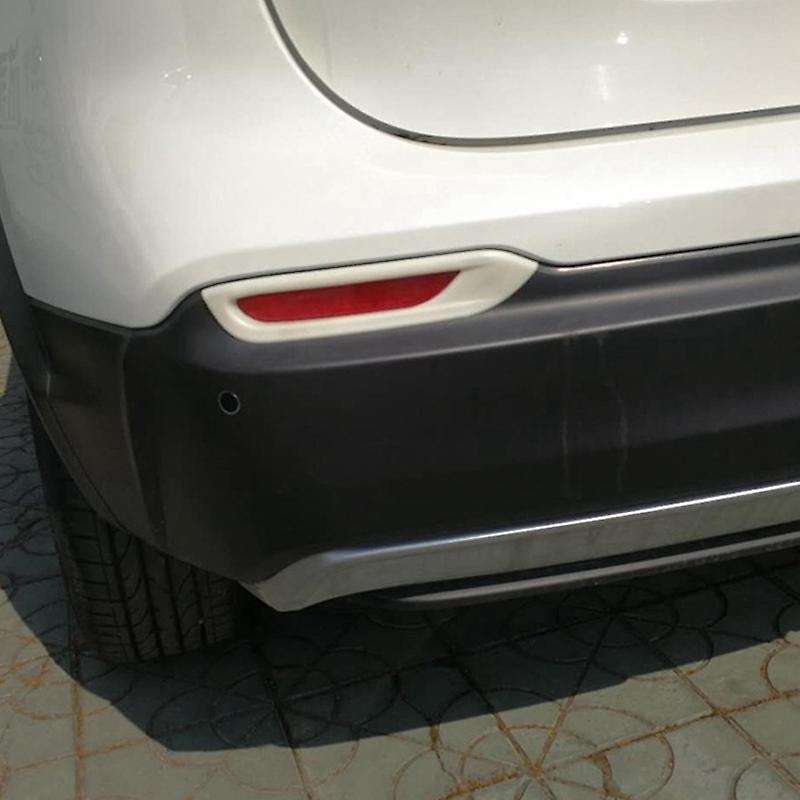 Car Rear Fog Light Eyebrow Cover Frame Trim ABS Chrome Exterior Accessories for J11 Dualis 2019 2020