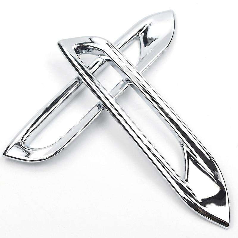 Car Rear Fog Light Eyebrow Cover Frame Trim ABS Chrome Exterior Accessories for J11 Dualis 2019 2020
