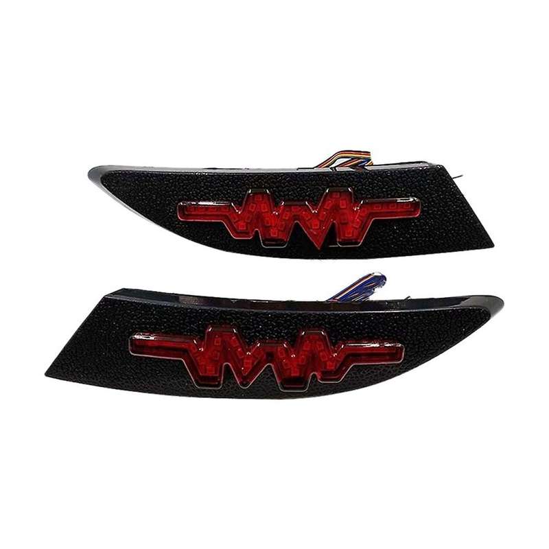 Car Rear Fog Lamp Bumper Light Brake Light Dynamic Turn Signal Reflector for Focus Sedan 2012-2018 F