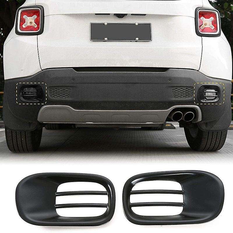 Car Rear Fog Light Cover Lamp Hoods Guard Decorative Sticker for 2016-2020 Iron Car Accessories