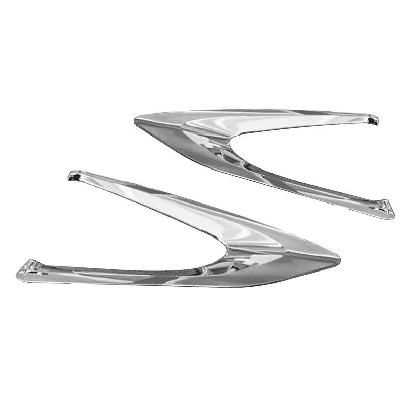 Car Rear Fog Lamp Cover Trim Tail Fog Lights Decoration Cover for YARIS/VITZ 2018-2019