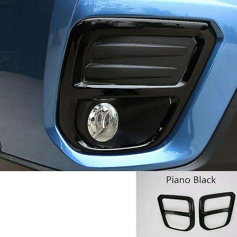 Car Rear Fog Lamp Cover Trim Front Fog Light Frame Stickers for Forester 2018-2021