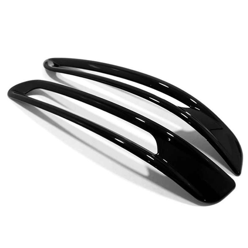 Car Rear Fog Light Lamp Decor Frame Cover Trim Decorative Sticker Exterior Accessories for 11Th Gen