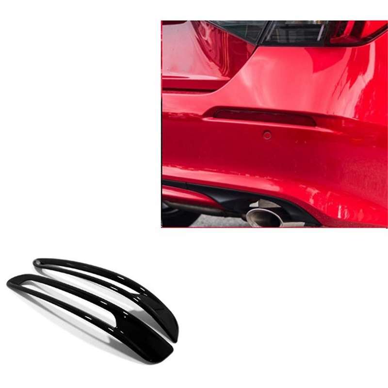 Car Rear Fog Light Lamp Decor Frame Cover Trim Decorative Sticker Exterior Accessories for 11Th Gen