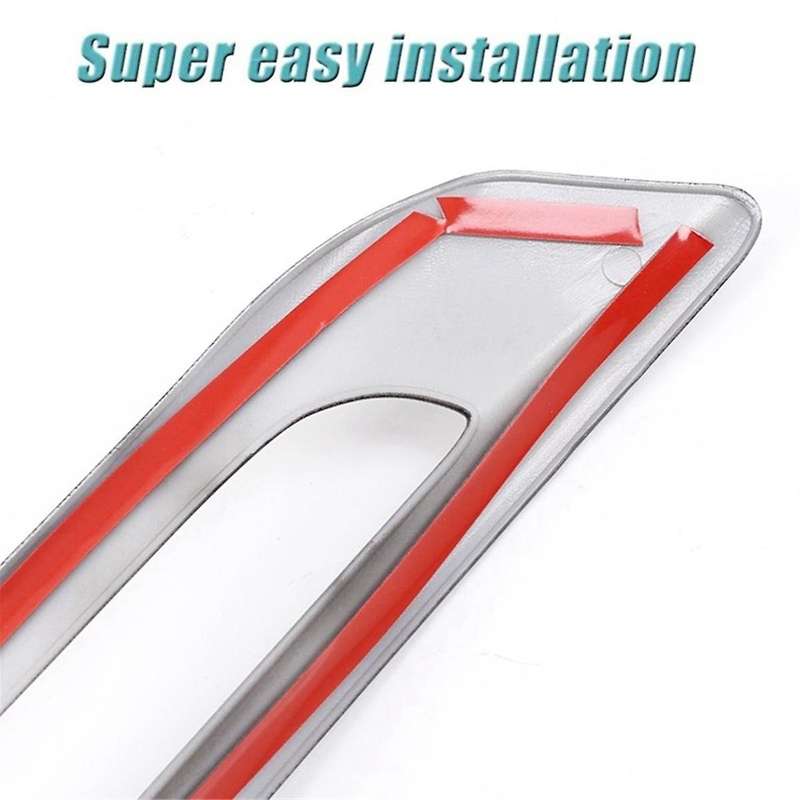 Car Rear Fog Light Lamp Decor Frame Cover Trim Decorative Sticker Exterior Accessories for 11Th Gen
