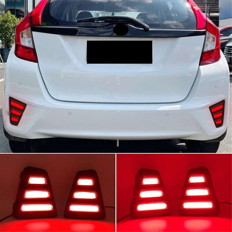 Car Rear Fog Light Rear Bumper Light Brake Light Turn Signal Signal Light Reverse Light for Fit 2014