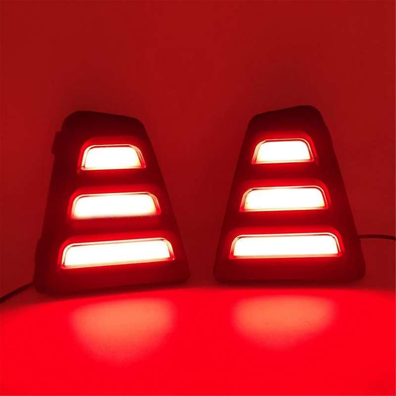 Car Rear Fog Light Rear Bumper Light Brake Light Turn Signal Signal Light Reverse Light for Fit 2014