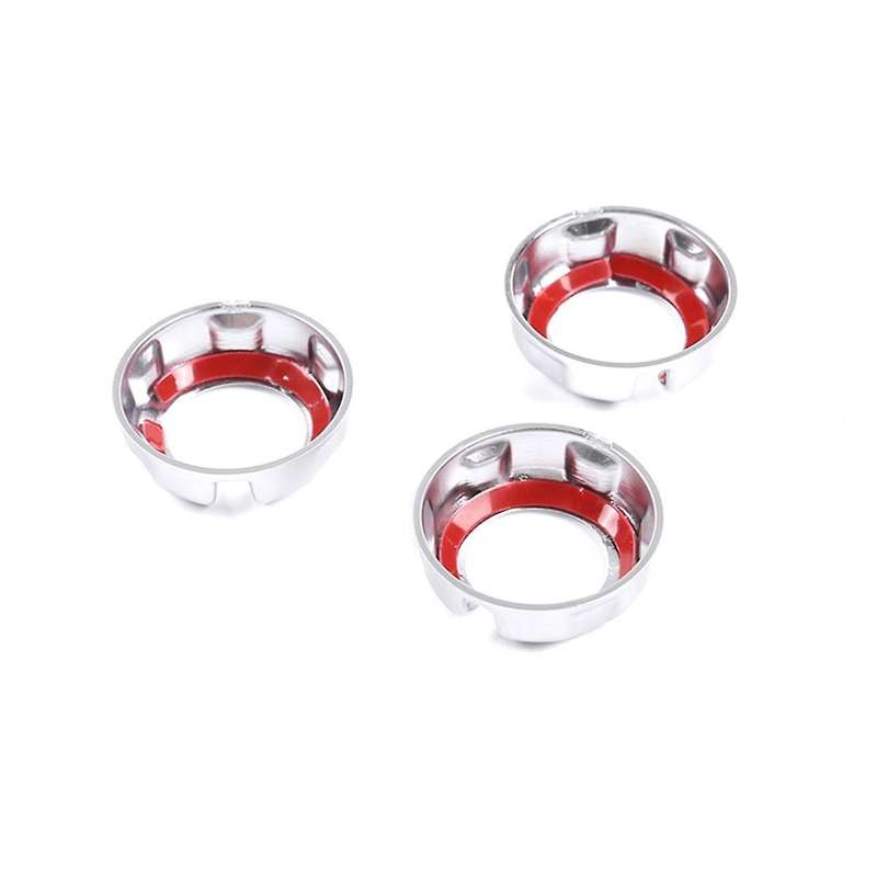 Car Rear Headlight Top of Head Knob Cover Decorative Circle for 3 4 2010-2016