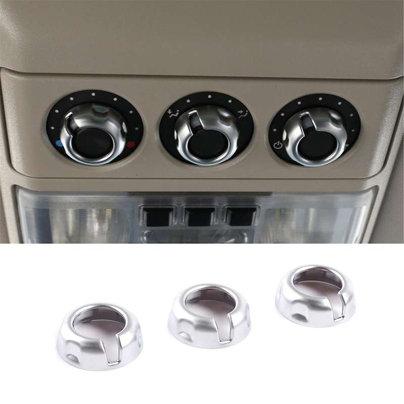 Car Rear Headlight Top of Head Knob Cover Decorative Circle for 3 4 2010-2016