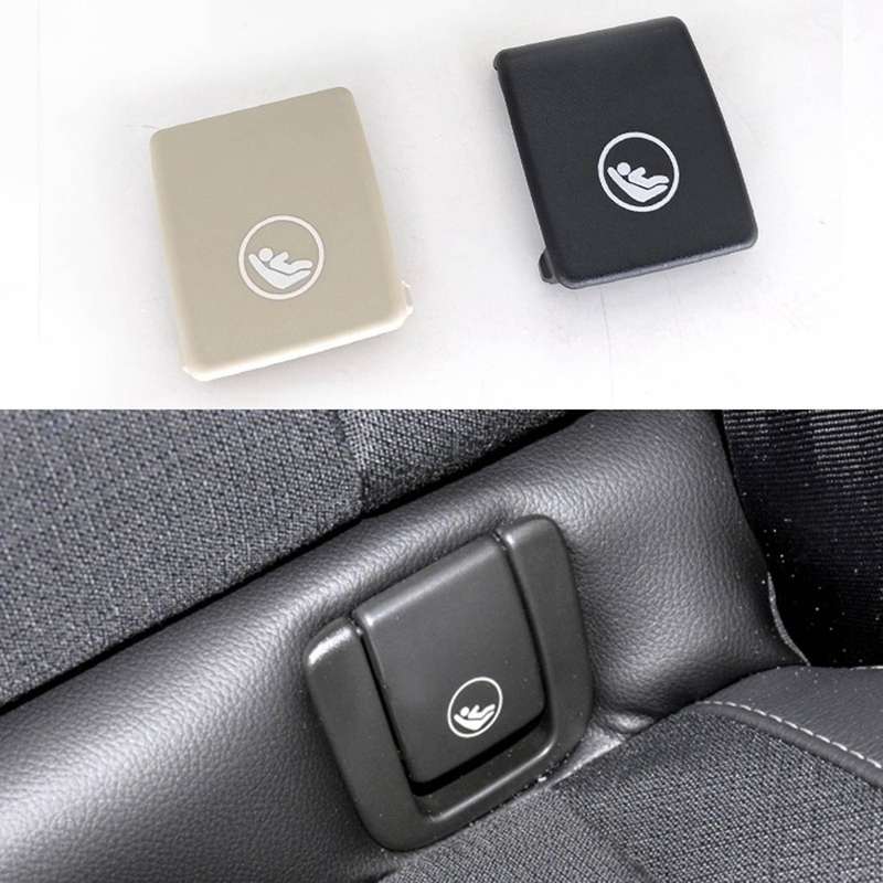 Car Rear Isofix Cover Child Restraint for V60 V90 Xc40 Xc60 S60 S90 Car Rear Black