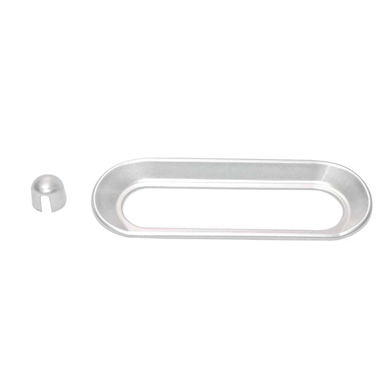 Car Rear High Position Brake Light Frame Decorative Cover Stickers Accessories for Jimny 2019- Silve