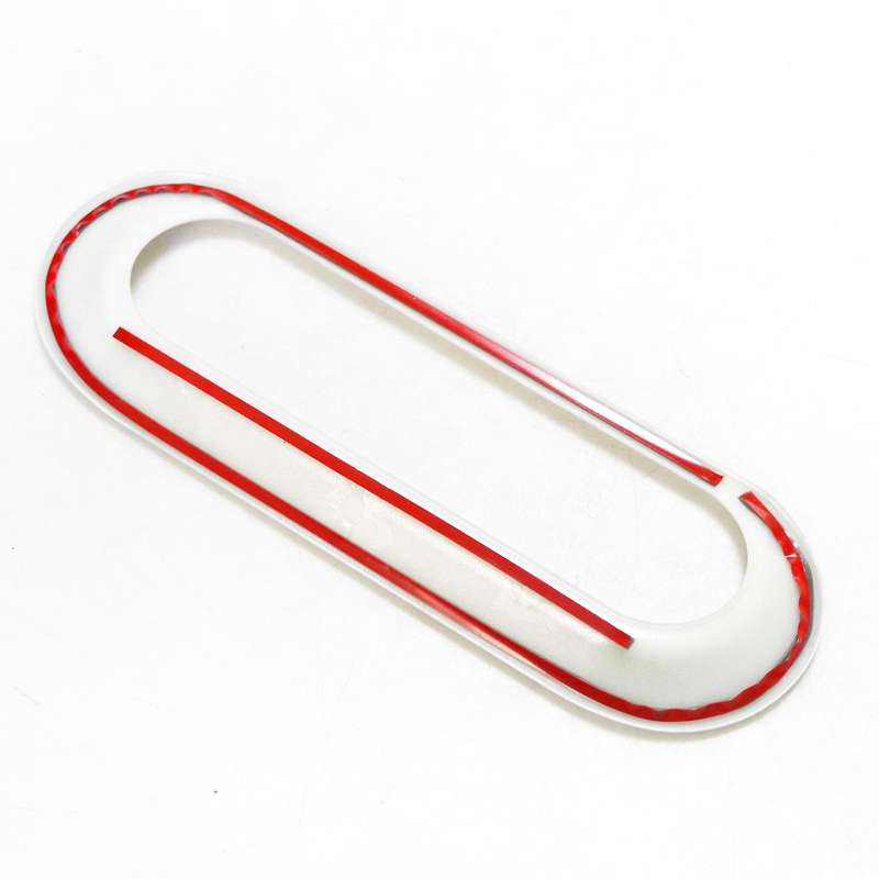 Car Rear High Position Brake Light Frame Decorative Cover Stickers Accessories for Jimny 2019- Silve