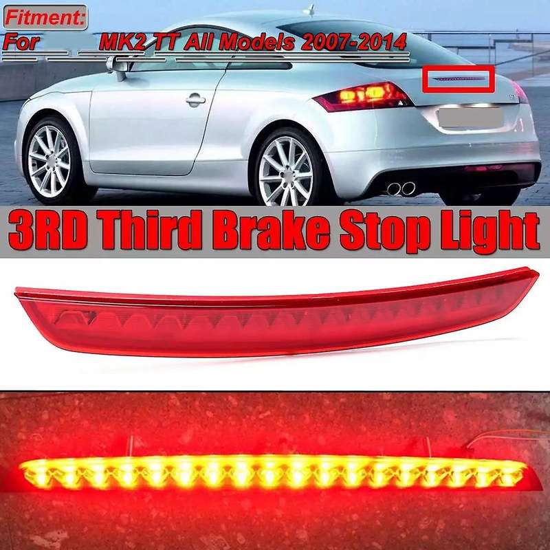Car Rear LED High Level Brake Light Lamp 3RD Car Third Brake Light Rear Tail Light for- MK2 TT 8J 20