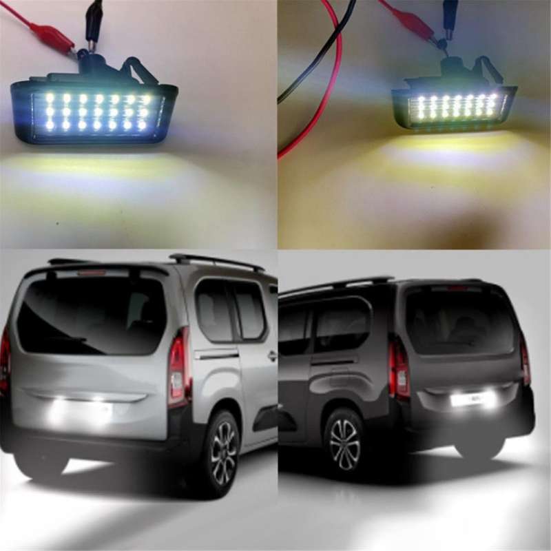 Car Rear Led License Plate Light for Scudo 2007-2023 for Car Accessories 6340g7 6340e9