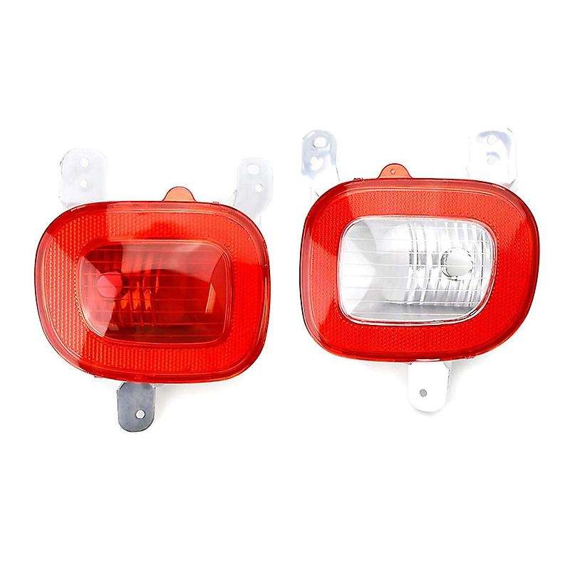 Car Rear Left & Right Bumper Brake Light Reflector Set for 2015-2017 68255513AA 68255514AA 68255509A