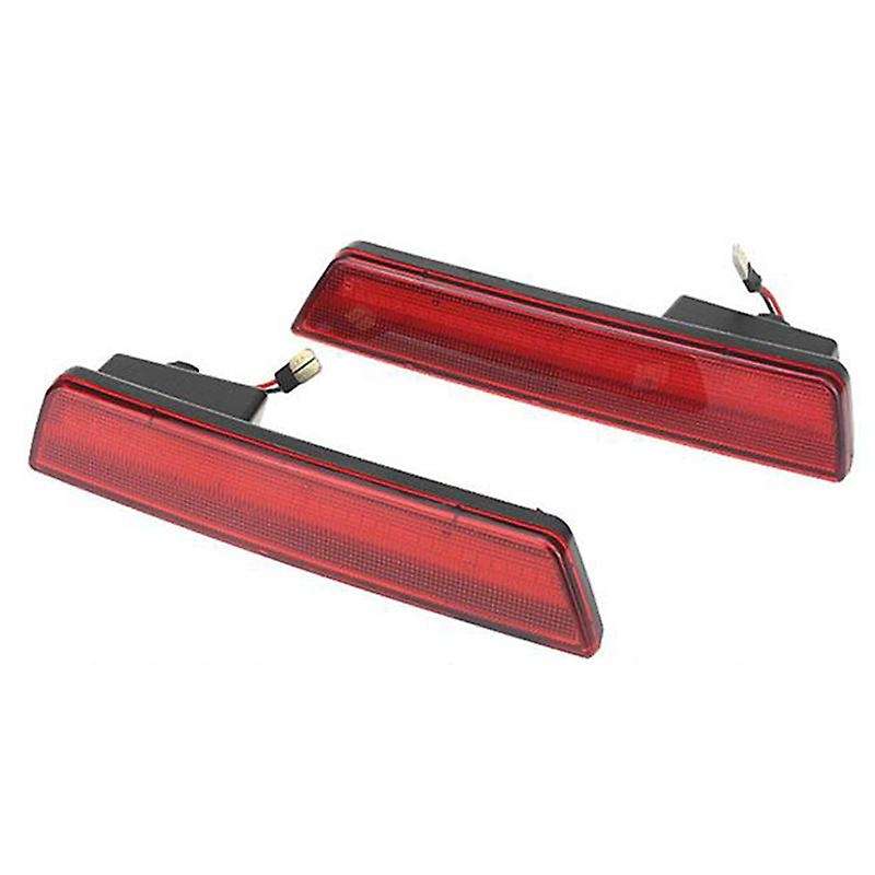Car Rear LED Side Lights Corner Lights Brake Lights Signal Lights Side Marker Lamp for 2008-2014 Red