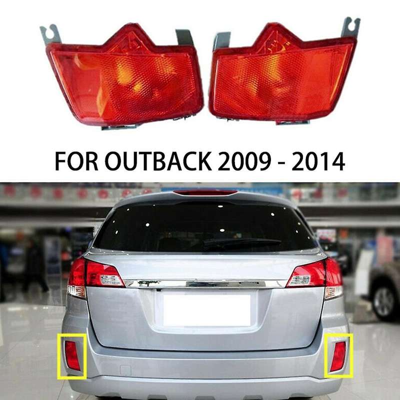 Car Rear Left Tail Reflector Lamp Fog Light Cover Rear Brake Lamp Housing for 2009 - 2014 84913AJ030