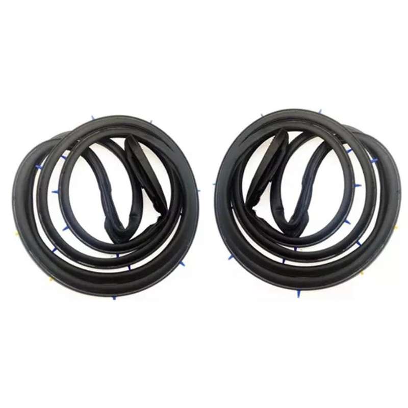 Car Rear Left+Right Door Weatherstrip Seal 82831-3RA0A-A11 82830-3RA0A-A11 for Sentra 2013-2018 Rubb