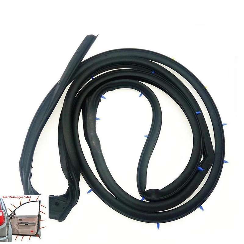 Car Rear Left+Right Door Weatherstrip Seal 82831-3RA0A-A11 82830-3RA0A-A11 for Sentra 2013-2018 Rub