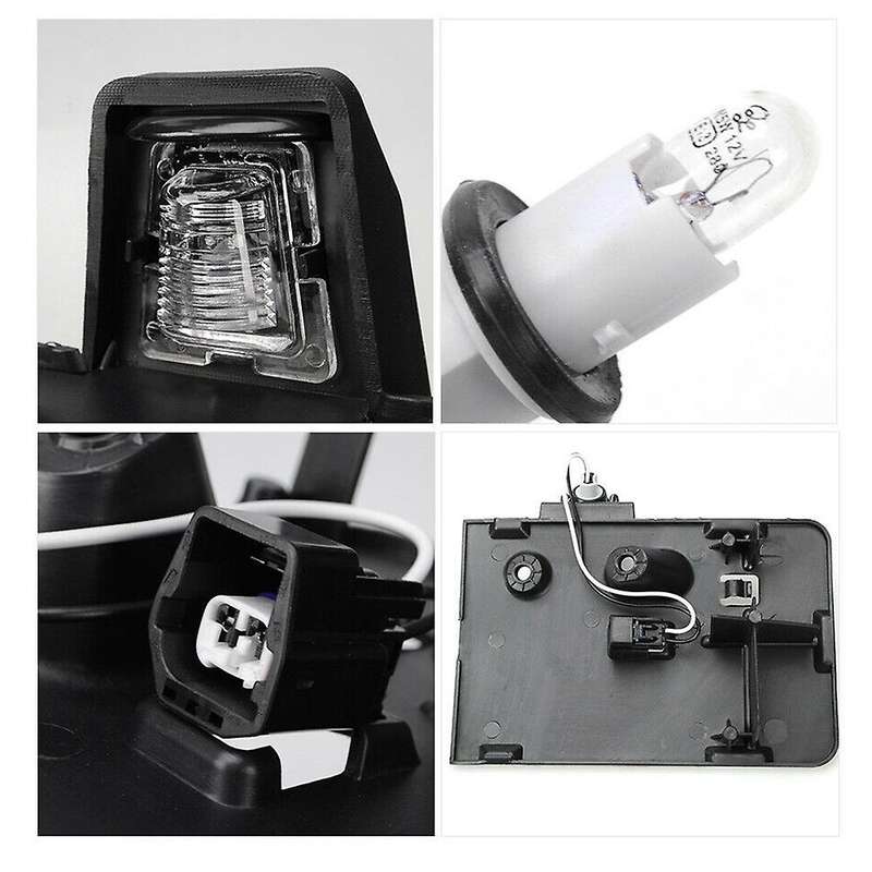 Car Rear License Plate Holder LED Light Tag Bracket for Wrangler JK JKU 2007-2017