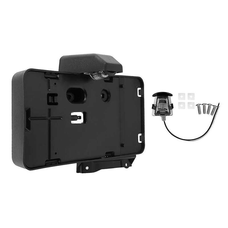 Car Rear License Plate Holder Frame with Light Mounting Bracket for Wrangler JK 2007-2017