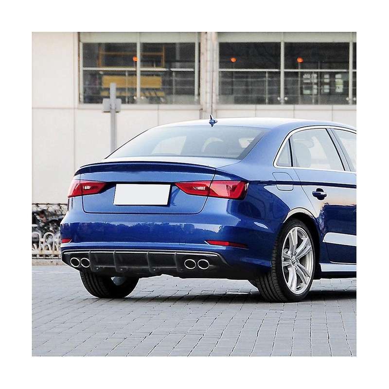 Car Rear Lip Spoiler Diffuser for S3 8v Sedan Early Stage 2013-2015 Accessories