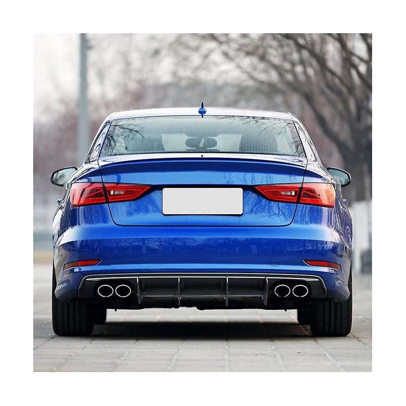 Car Rear Lip Spoiler Diffuser for S3 8v Sedan Early Stage 2013-2015 Accessories