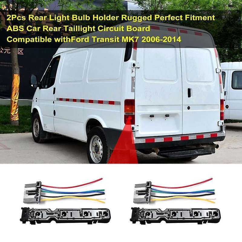 Car Rear Light Lamp Bulb Holder Socket for Transit Mk6 MK7 2000-2014 6C1113N004AB 1681537