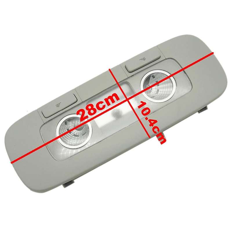 Car Rear Reading Lamp Rear Ceiling Lamp Gray for Golf 6 MK6 CC 3AD 947 291